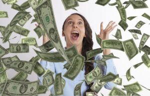 woman, happy, winning, lottery, money, rich, jackpot, economic, freedom, financial, dollar, bills, rain, screaming, lottery, lottery, lottery, lottery, lottery, jackpot